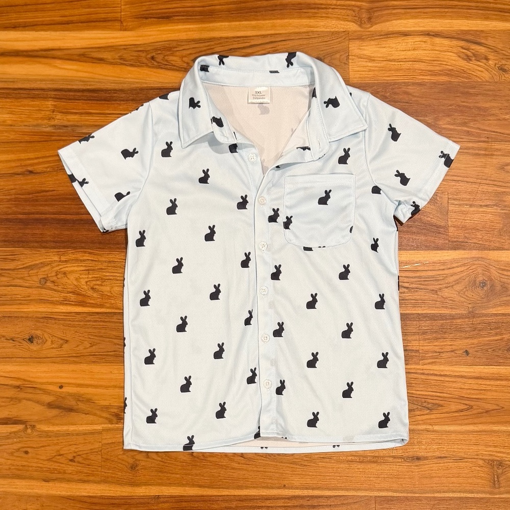 Kids Athletic Bunny Polo Size 3XL